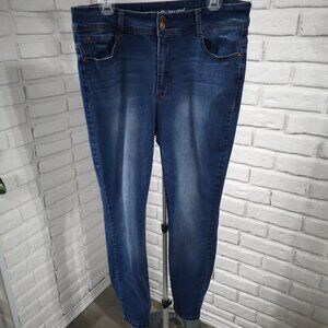 Wildflower The Flirty Curvy High Rise Size 17 Medium Wash Blue Jeans
